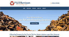 Desktop Screenshot of burrissonrecycling.co.uk